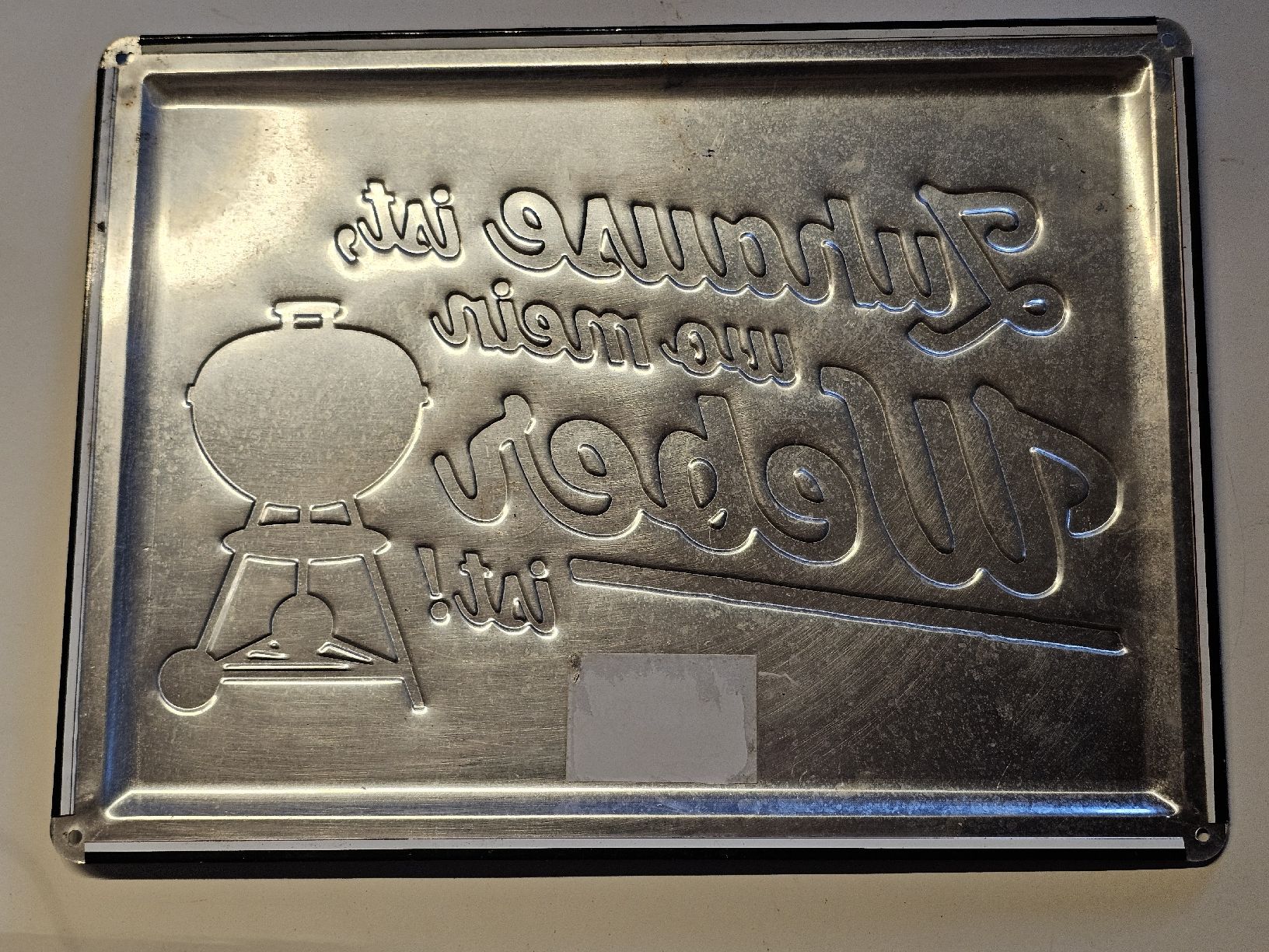 Insegne: Deko-Schild Webergrill – Usato da Meisterschwanden venduto da Hummer21 1