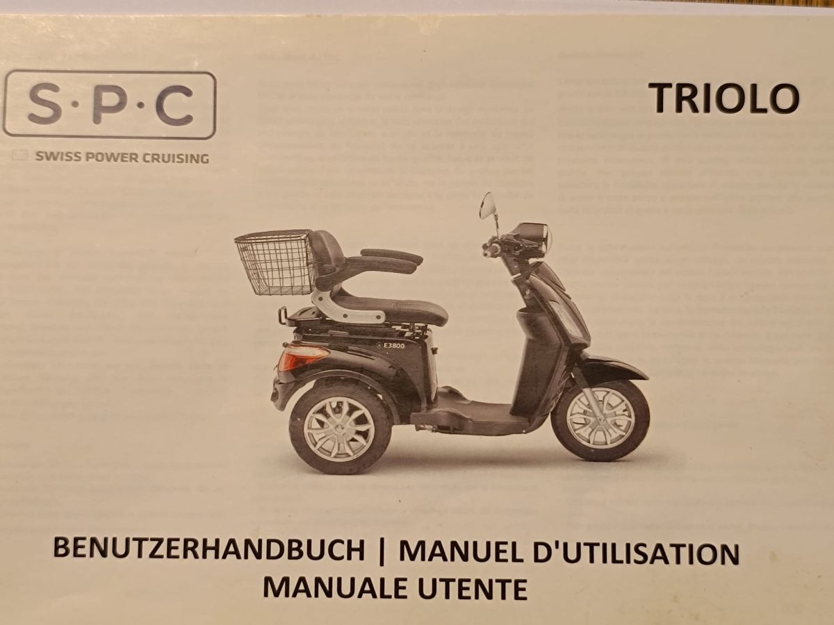 Voiturettes électriques: SPC Elektromobil Triolo – D'occasion à Nussbaumen AG par Ju_ri 4