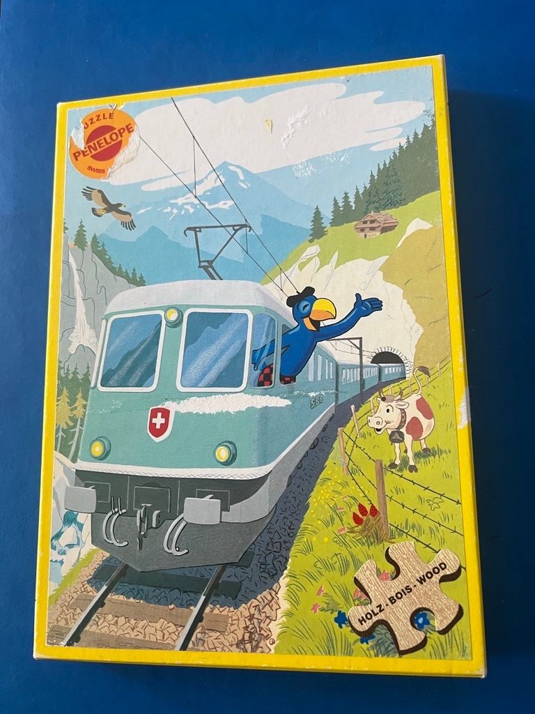 Puzzles: GLOBI PUZZLE MIT 45 HOLZ TEILE – Gebraucht aus Steinach von Momoco