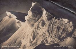 ALPIN: Jungfraujoch, Rottalhorn mit Gwächte, um 1925-30