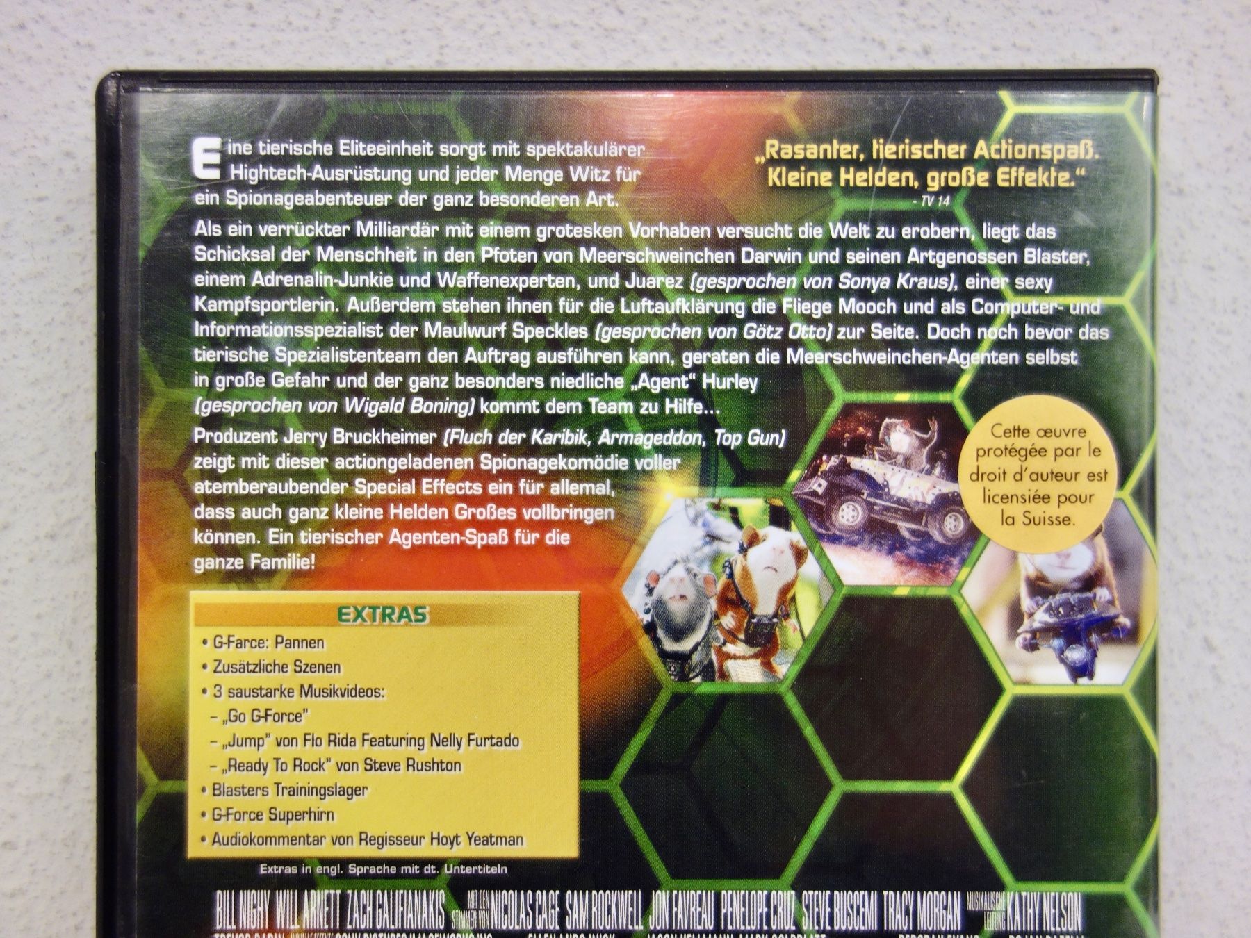 Tutti i DVDs: DVD G-FORCE - AGENTEN MIT BISS - WALT DISNEY – Nuovo (secondo la descrizione) da Kerzers venduto da wisaundso 2