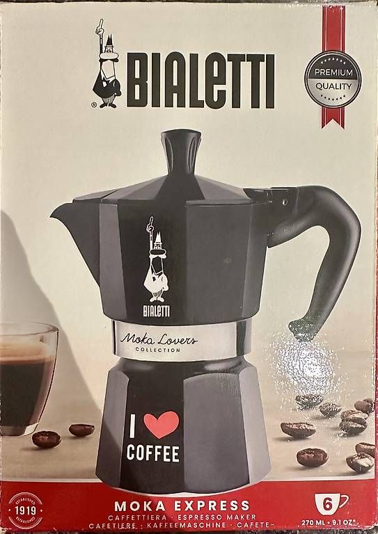 Macchine per caffè & Macchine per espresso: Ungebrauchte Bialetti Moka Express in schwarz – Usato da Chur venduto da nad_dy5b 1