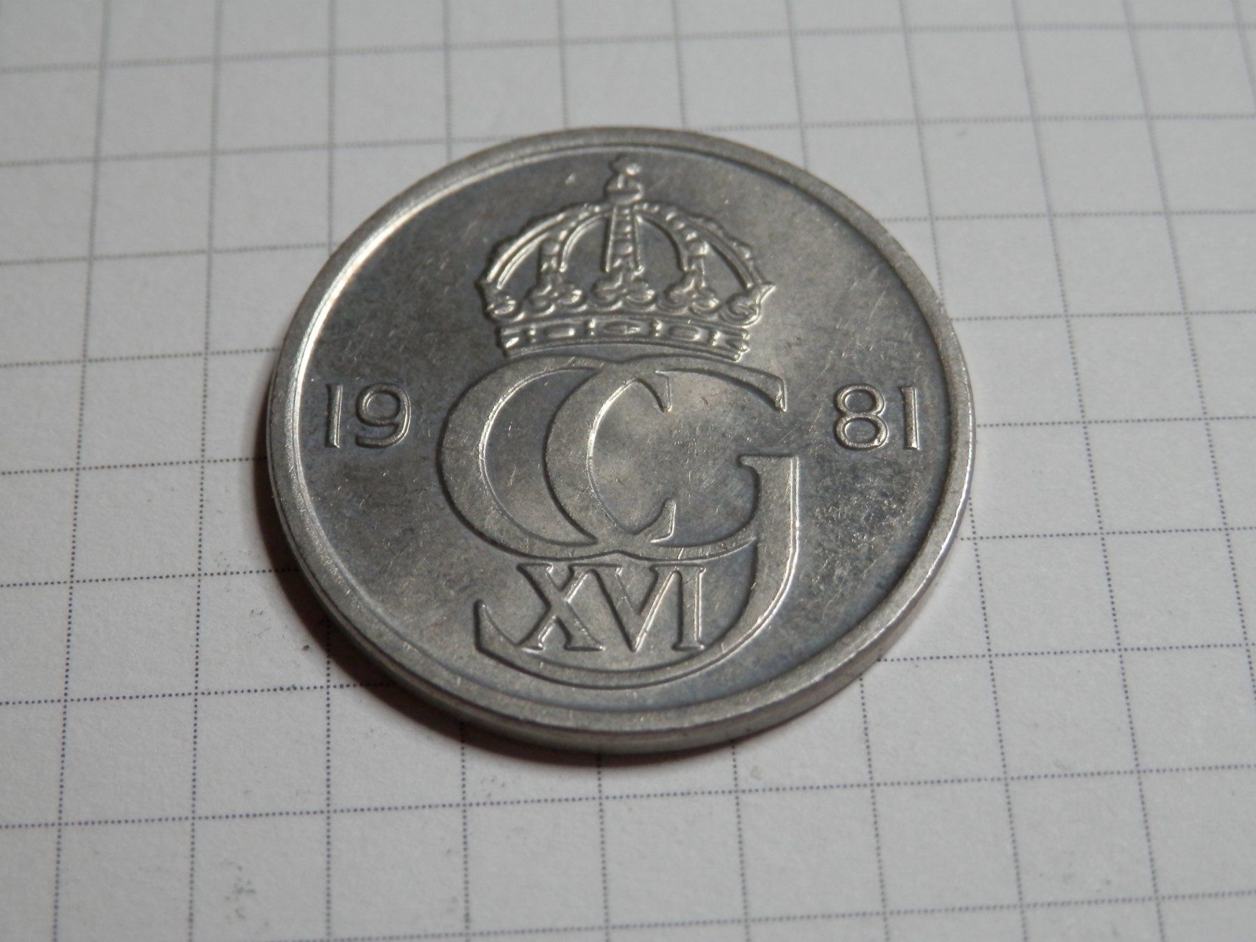 Toutes les monnaies: Schweden  50 Öre, 1981 – D'occasion à Weiach par weiach81