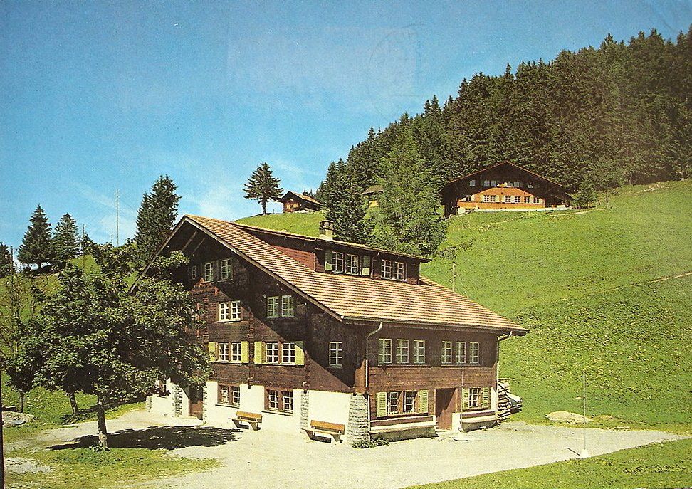 Ansichtskarten: ADELBODEN Achseten - Haus Marchgraben – Gebraucht aus Jona von philajona