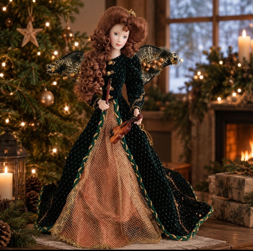 Franklin Mint Statuette: Weihnachts Engel mit Geige – Nuovo (secondo la descrizione) da Dielsdorf venduto da jack-1