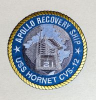 Patch "APOLLO RECOVERY SHIP / USS HORNET CVS-12", Schulter