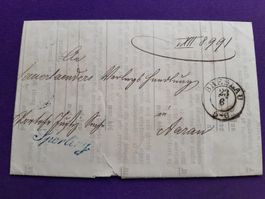 Vorphilabrief von BRESLAU an Sauerländer Aarau, 18.Juni 1858
