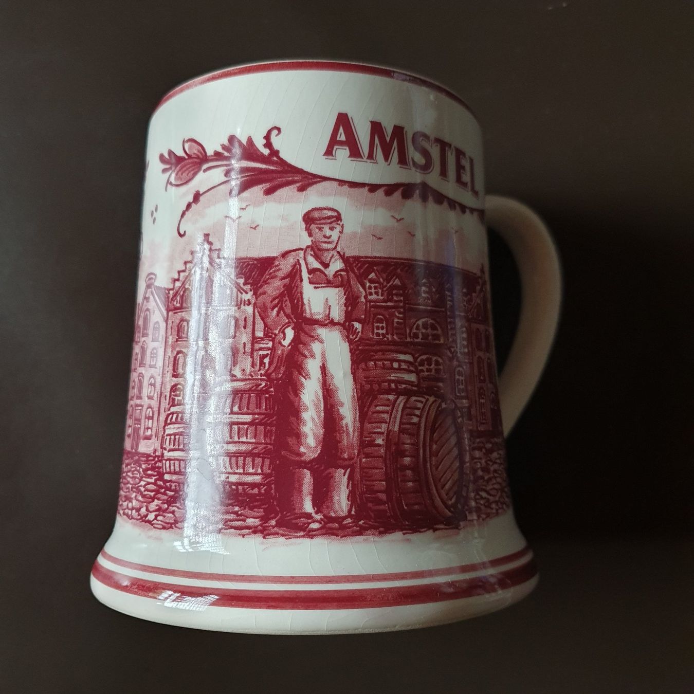 Bicchieri: Bierkrug aus Holland - Amstel – Nuovo (secondo la descrizione) da Stilli venduto da Mos1 4