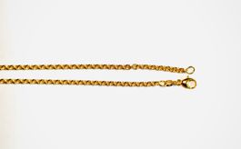 Collier Rundanker Gelbgold 750 ca. 3.1 mm 60cm, Art. CAN1009