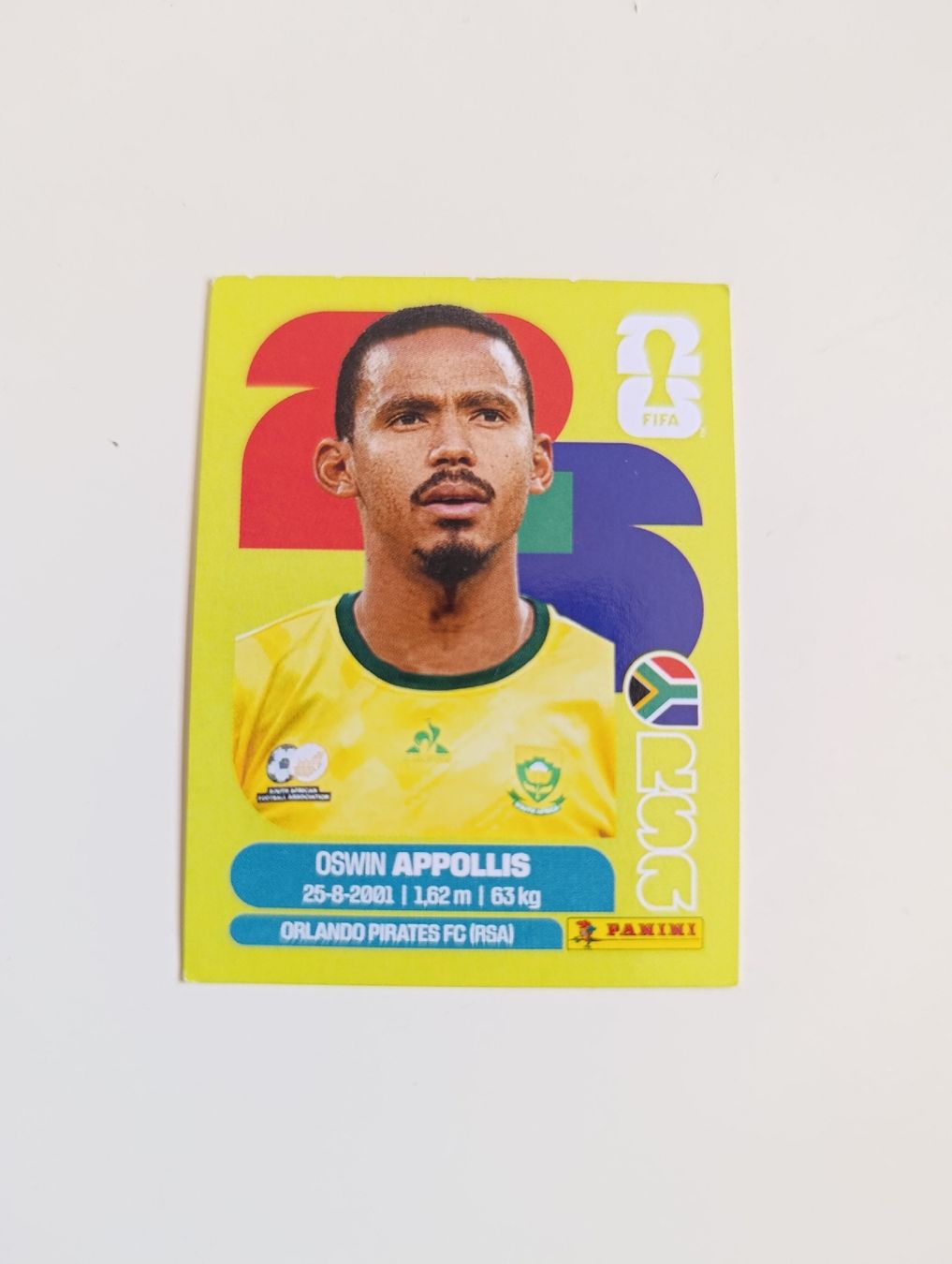 Panini Cartes à collectionner: Panini World Cup 2026 RSA 20 Appollis – Neuf (Voir description) à Lavey-Village par pas_7xd2