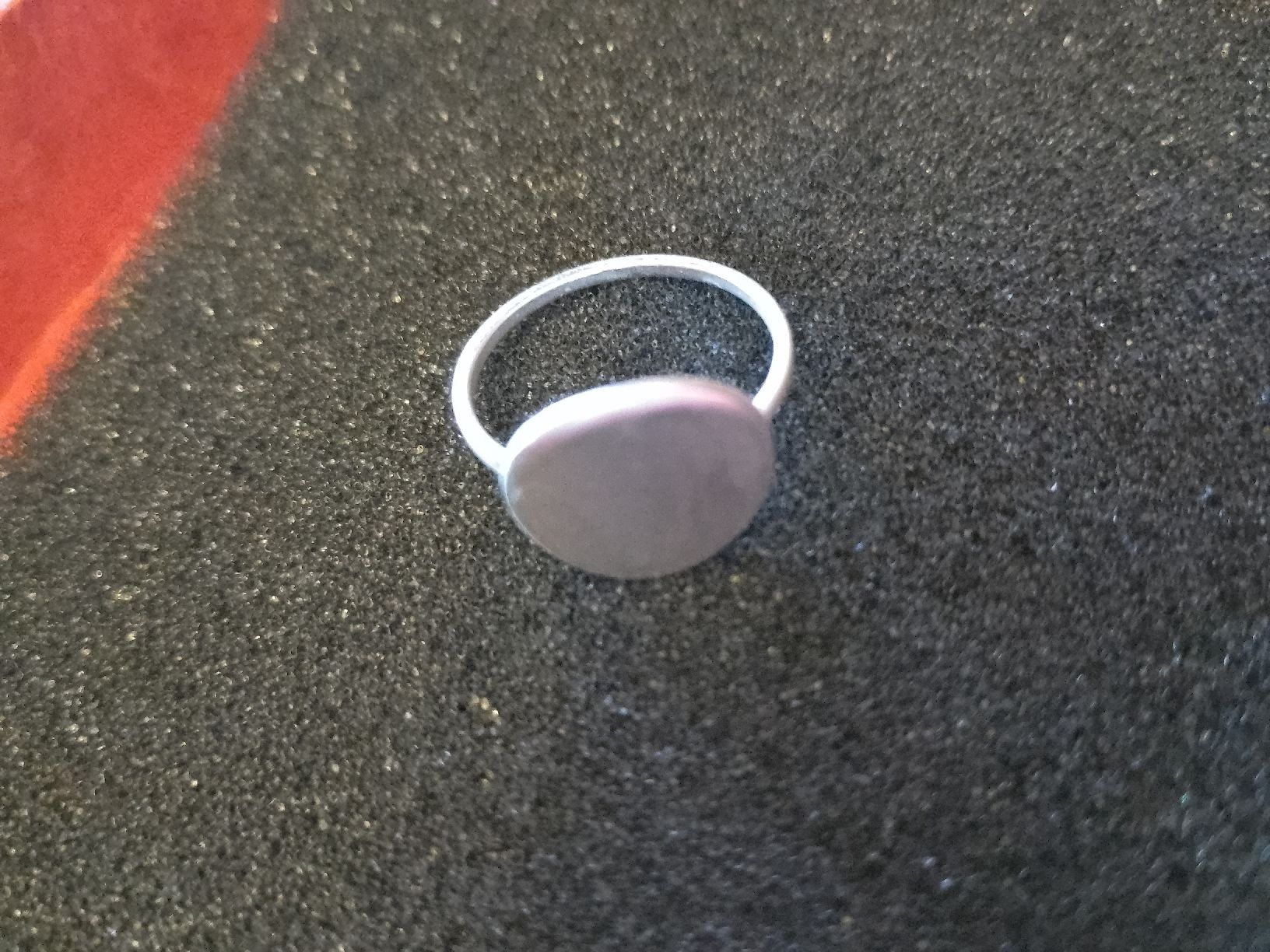 Ringe: Bague fantaisie avec rond mat – Neu (gemäss Beschreibung) aus Gumefens von izalala 1