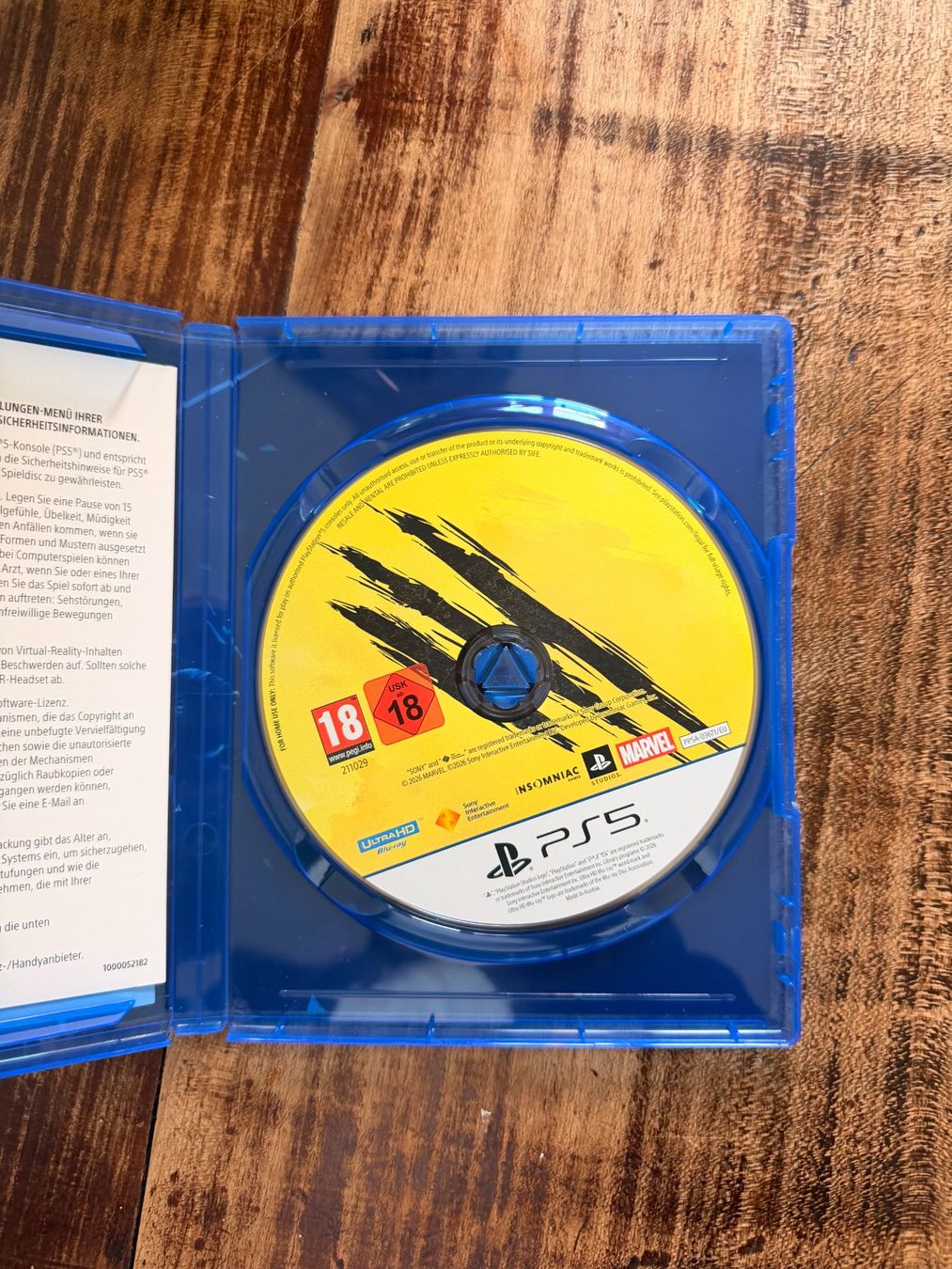 Marvel Spiele: Marvel Wolverine PS5 wie neu – Gebraucht aus Bern von marioskrks 1
