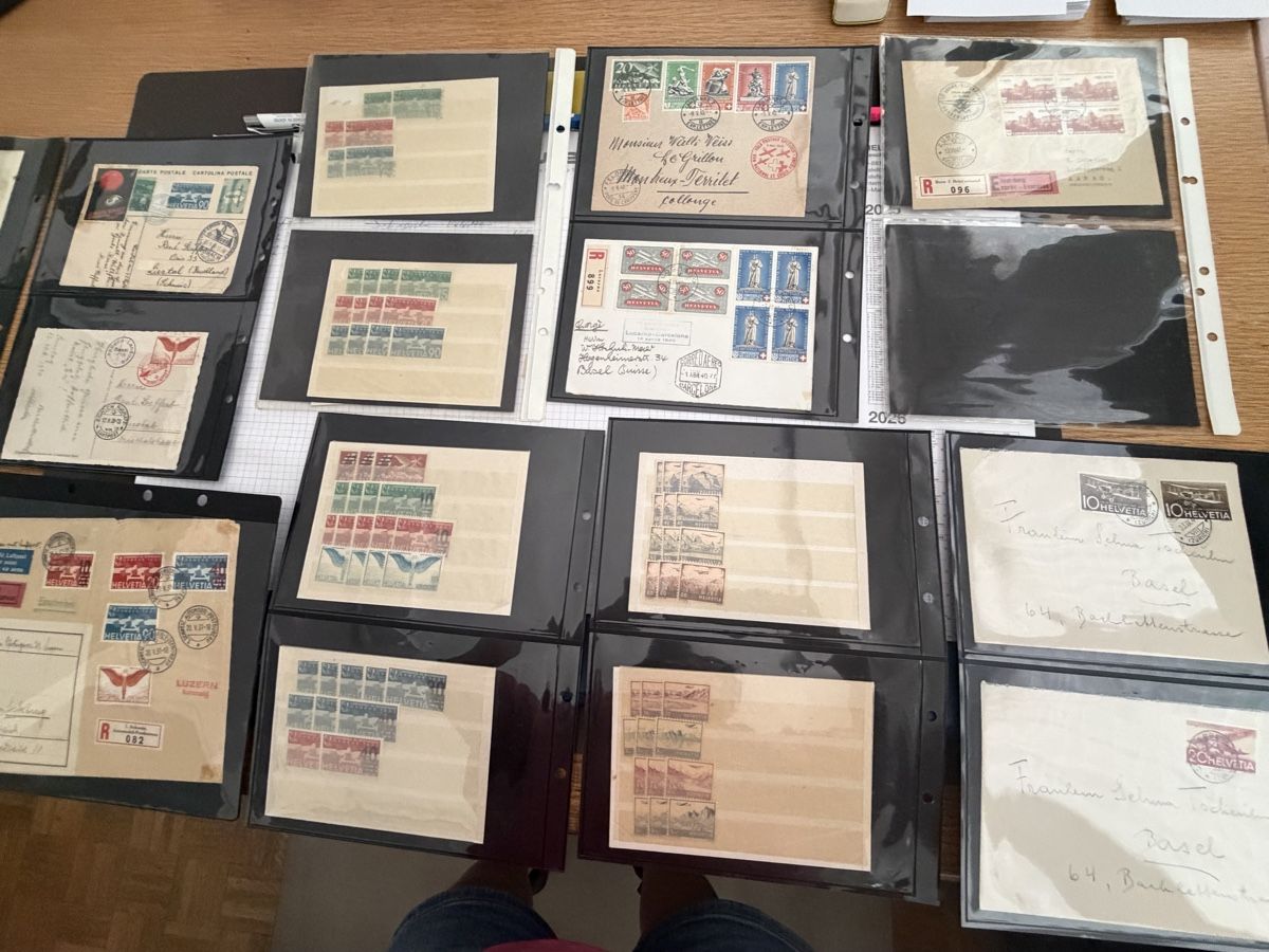 Alle Briefmarken: Schweizer Flugpost Sammlung ab Vorläufer – Gebraucht aus Murgenthal von Tina_4055 3