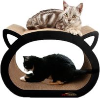 Katzen Kratzsofa Lounge mit Katzenminze Kratzpappe Bett