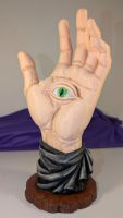 Dark Hand Eye Sculpture PLA Handmade Horror Fantasy Decor
