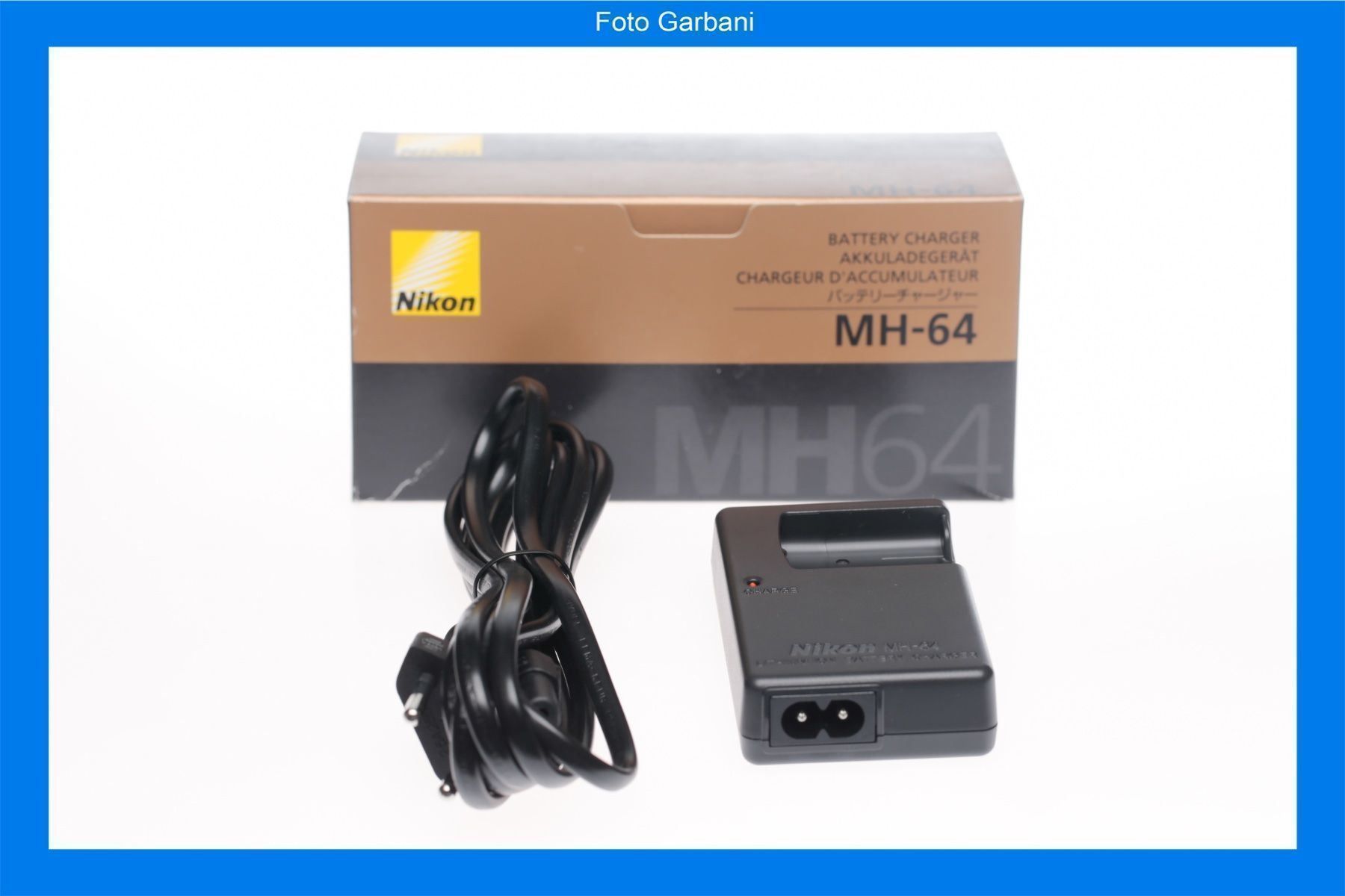 Nikon Altri Accessori: Nikon MH-64 - battery charger – Nuovo e nell'imballaggio originale da Muralto venduto da FotoGarbani