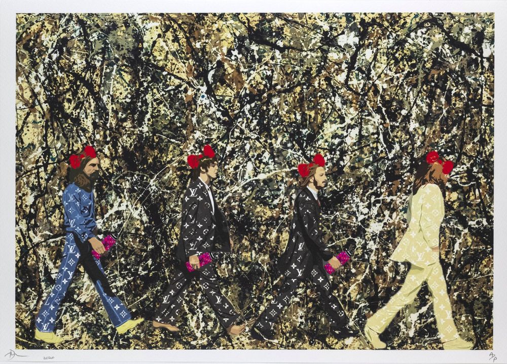 Death, Beatles and Jackson Pollock, limitierter Kunstdruck (Neu (gemäss ...