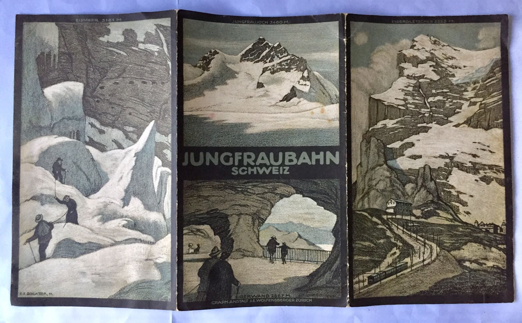 Cartoline postali: Jungfraubahn Schweiz – Usato da Gerlikon venduto da jabadabadu