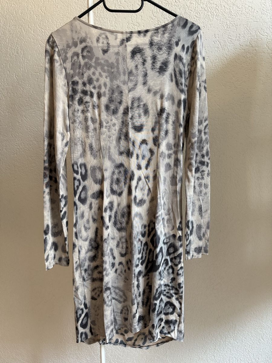 Marc Cain Vestiti: Robe beige/gris léopard Marccain, t.36/S – Usato da Tavannes venduto da Thriftshop 1