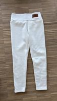 White Fleece-lined Leggings. Size M
