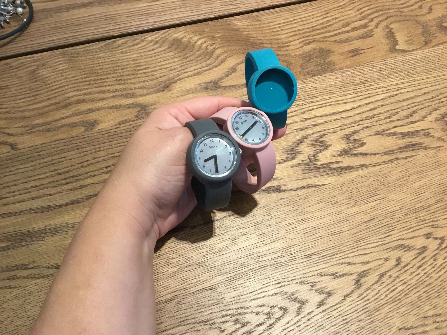 Orologi: 3er Set Armbanduhren oClock – Usato da Würenlos venduto da Starceve 1