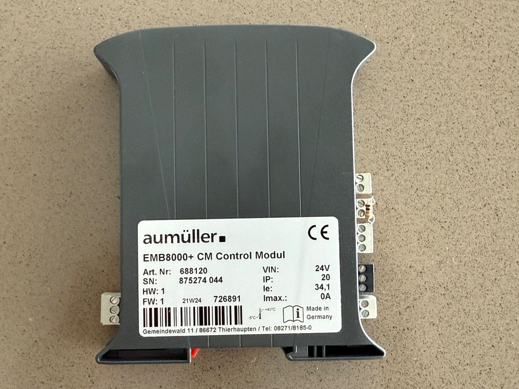 Componenti elettronici: Aumüller EMB 8000+ CM Control Modul RWA – Usato da Trimbach venduto da ORTHOPORT 1