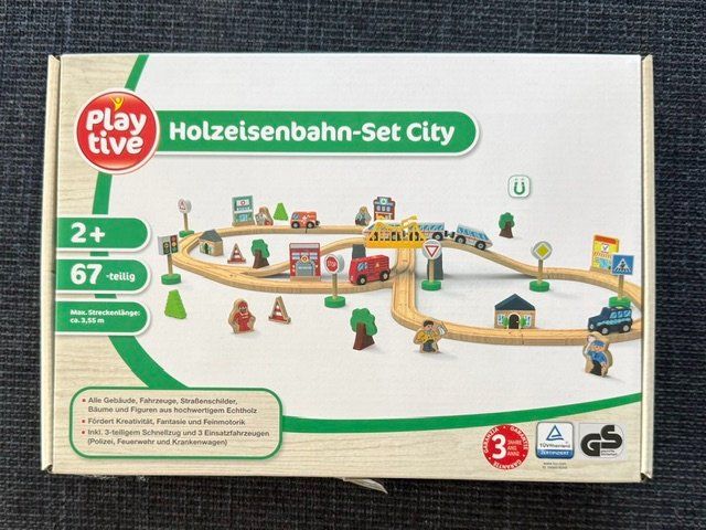 Giocattoli: Playtive Eisenbahn-Set - City, 67-teilig – Usato da Lostorf venduto da Nick1258