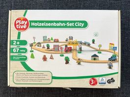 Playtive Eisenbahn-Set - City, 67-teilig