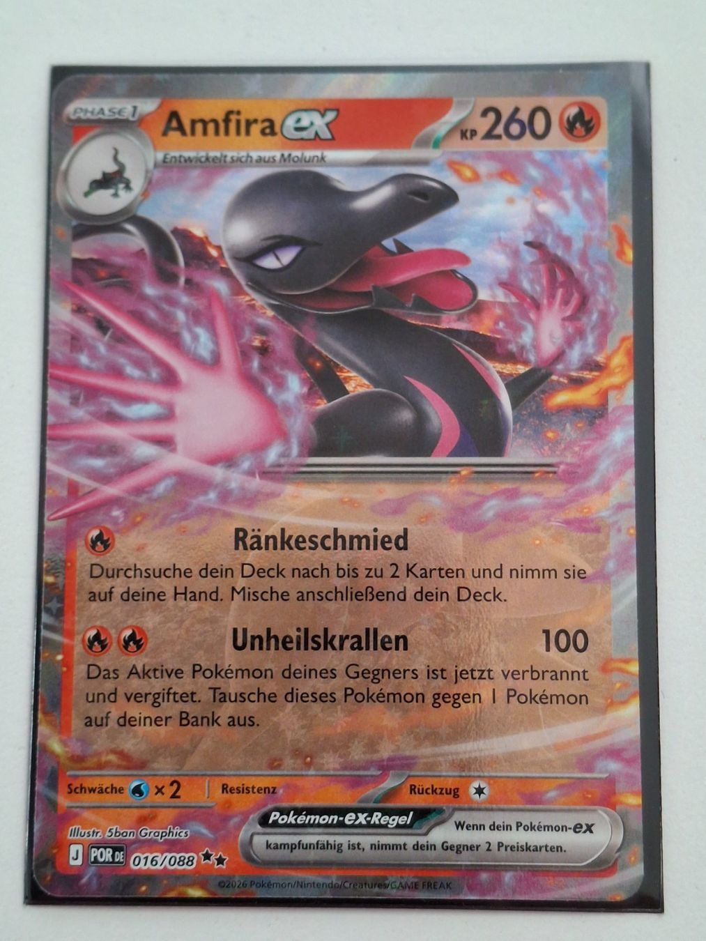Pokémon Carte collezionabili: Perfect Order / Amfira ex 016/088 DE – Nuovo (secondo la descrizione) da Zug venduto da Vorphalak