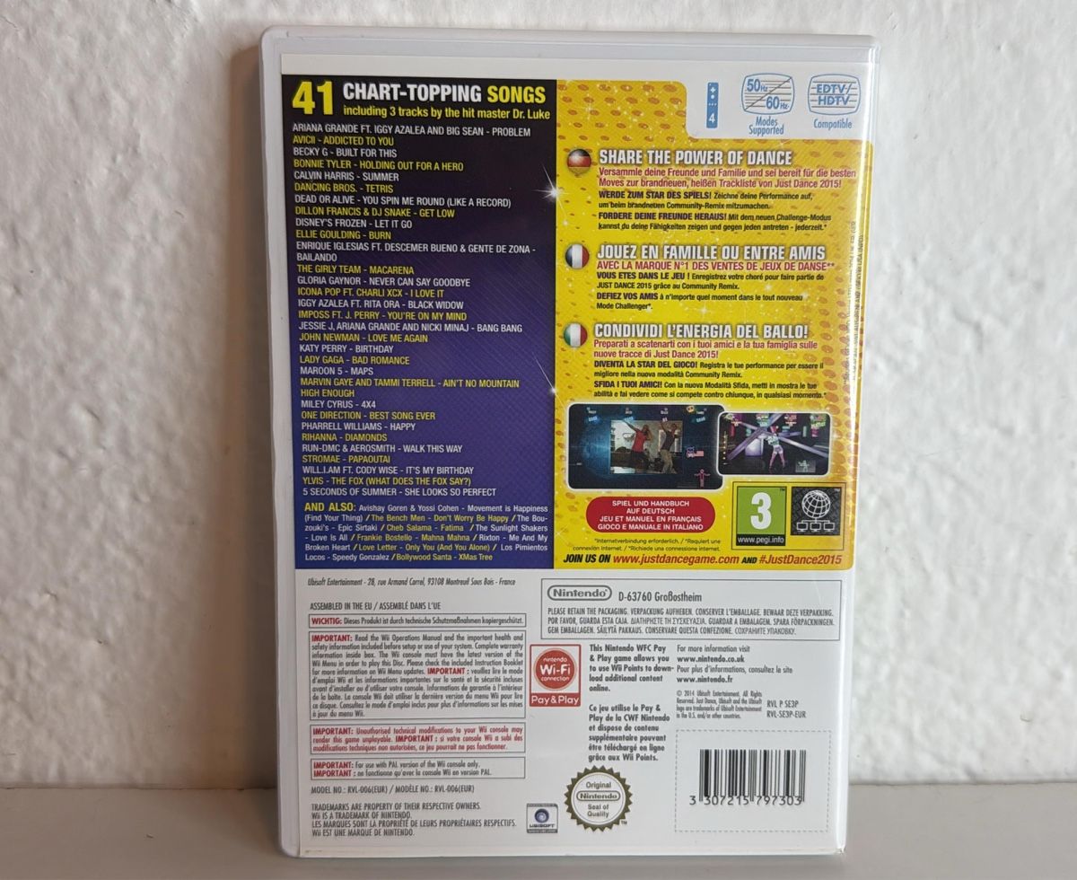 Nintendo Giochi: Just Dance 2015 for Nintendo Wii - Great Condition! – Usato da Ehrendingen venduto da bubulence 1