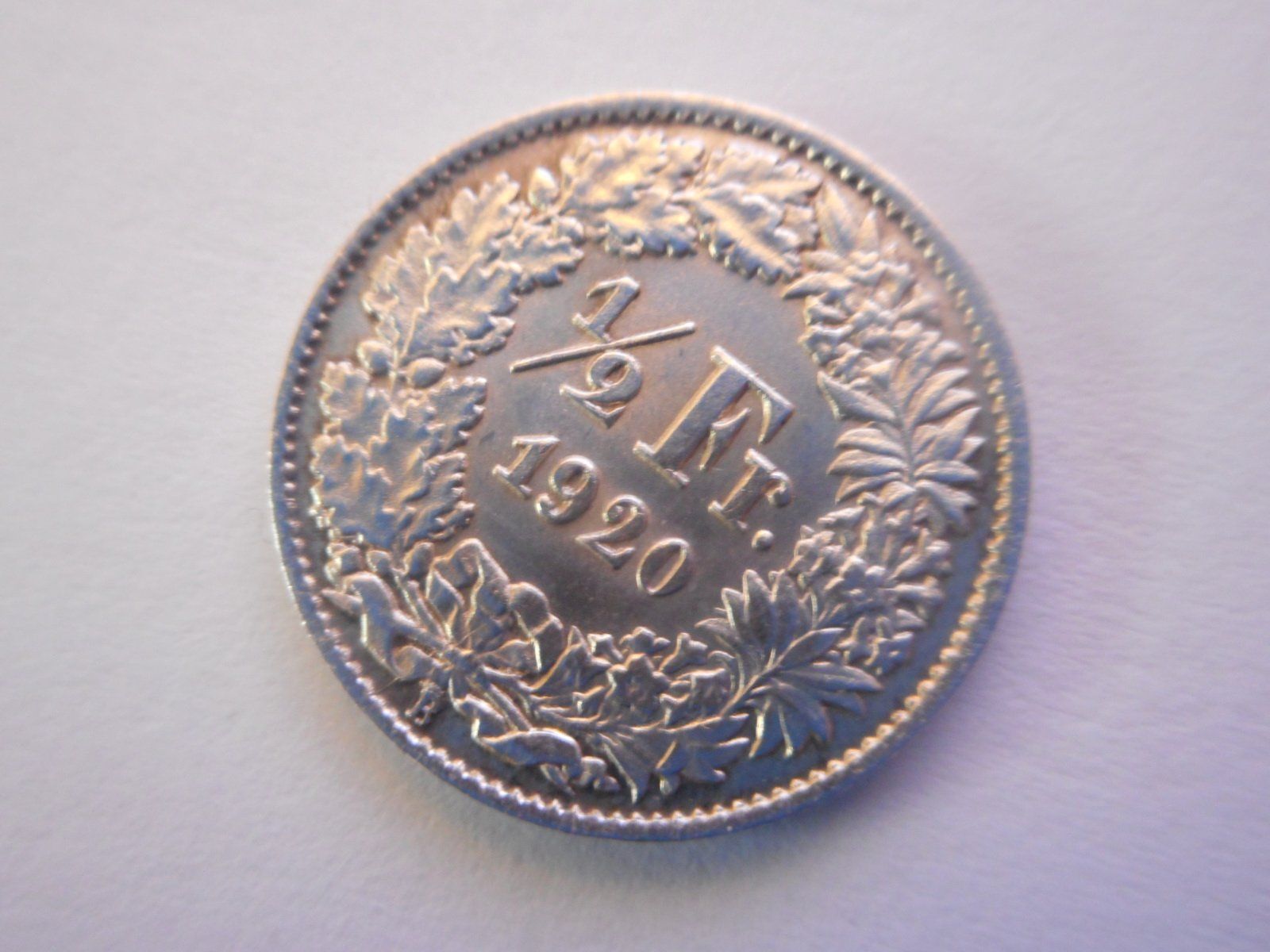 Tutti le monete: 50 Rp. 1920 silber  unz/stgl – Nuovo (secondo la descrizione) da Kriegstetten venduto da pizlad2010 2