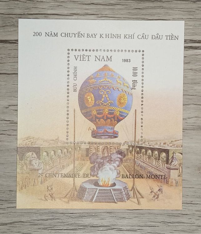 E35 Bloc Timbre Vietnam 1983 Theme Aviation (Gebraucht) in Cousset für ...