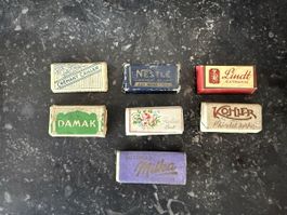 Konvolut kleine Schokolade Krämerladen Suchard Nestlé Kohler