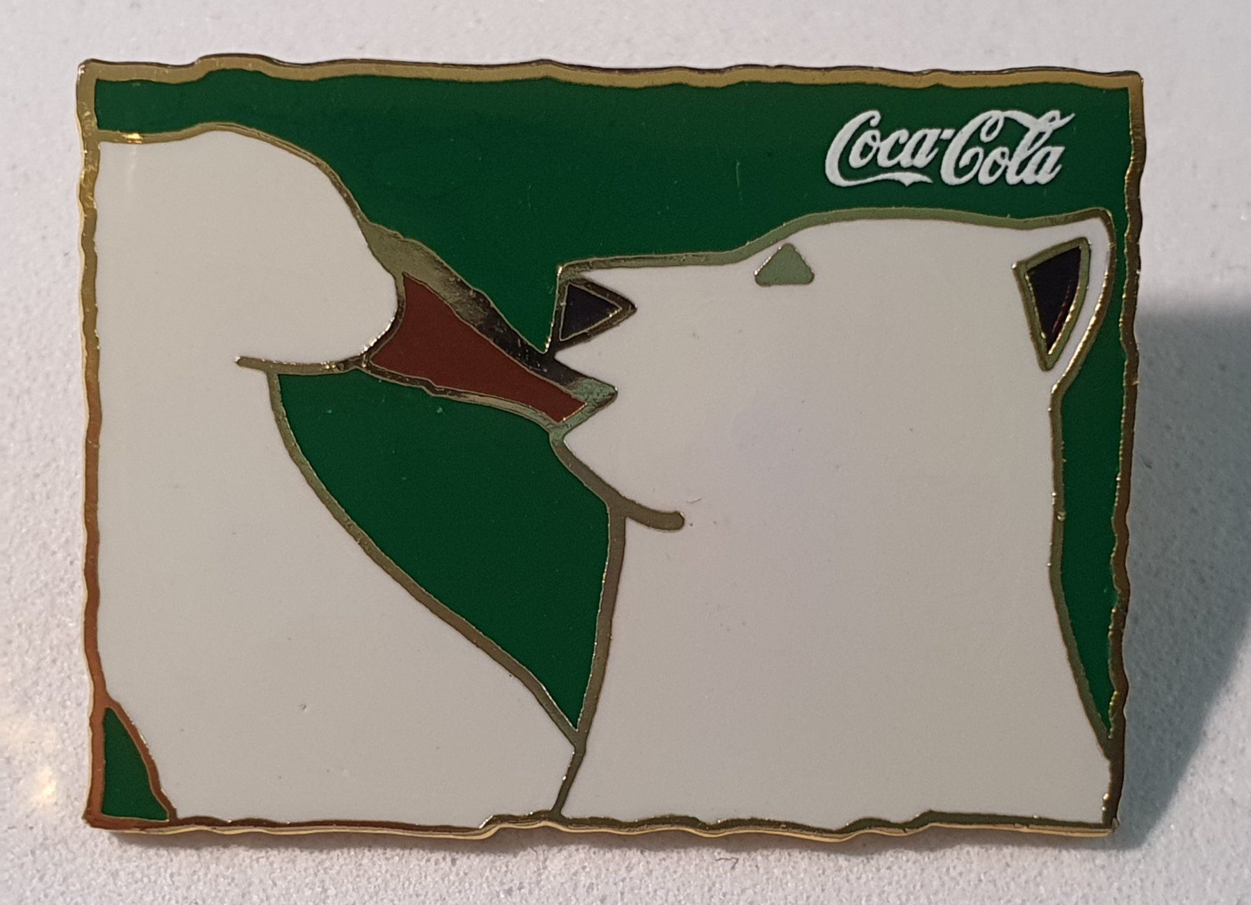Placchette & Badge: Z709 - Pin Coca Cola Coke Eisbär mit Flasche – Usato da Reinach BL venduto da Boston-Verkauf