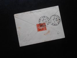 F Mi 5   10C(117)   Brief   Franchise Militaire   1907