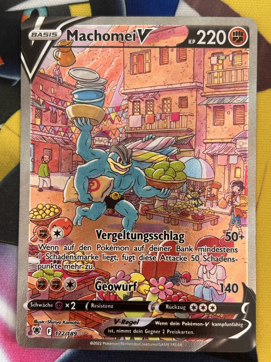 Pokémon Carte collezionabili: Machomei V F 172/189 – Nuovo (secondo la descrizione) da Oberuzwil venduto da nam1go