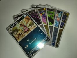 Pokemon Sammelkarten Set 6 Stück guter Zustand
