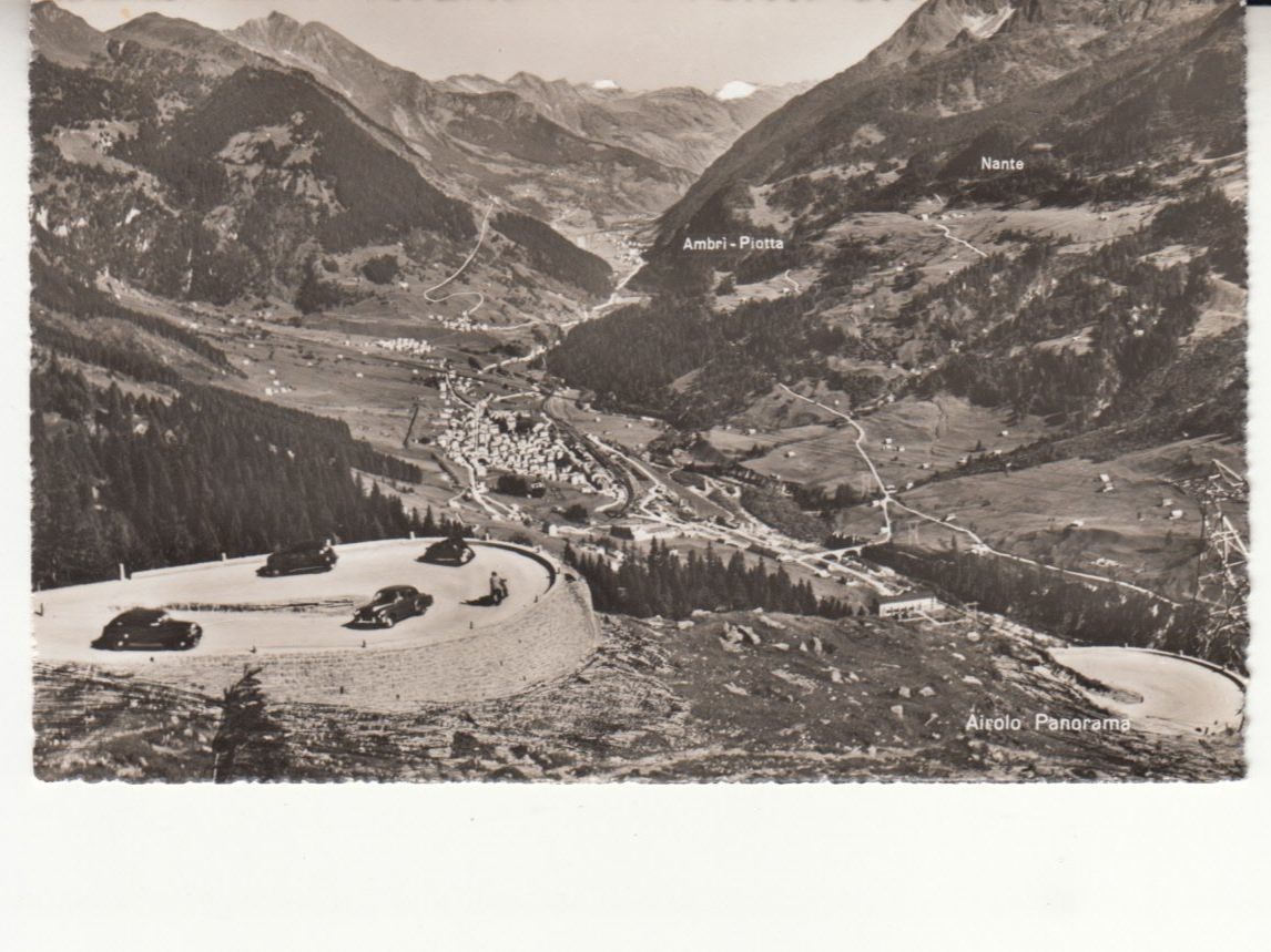 Cartoline postali: Airolo ca. 1950 – Usato da Bürglen TG venduto da StampGraf