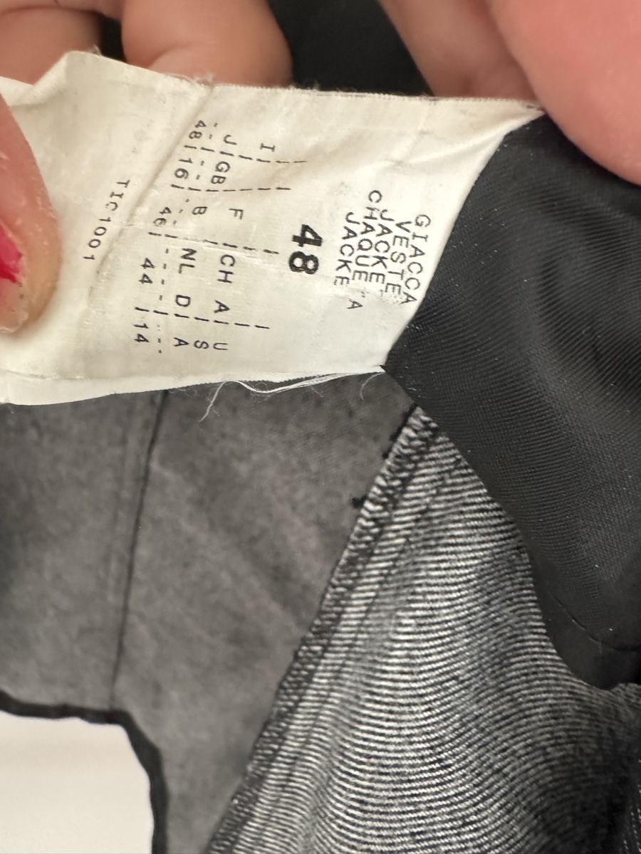 Max Mara Giacche: Max&Co. Blazer dunkelgrau Denim – Usato da Zürich venduto da di_archive 6