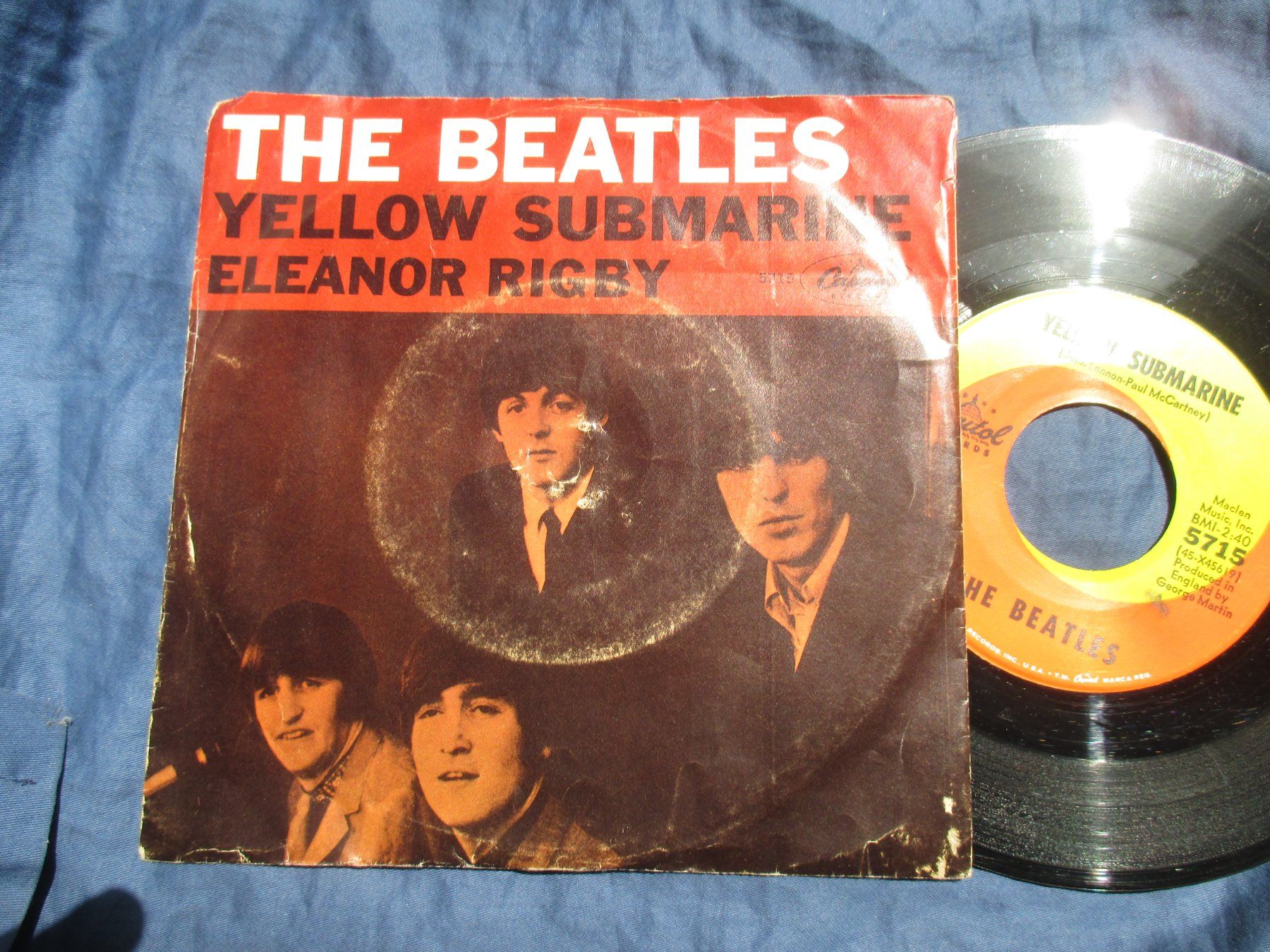 Schallplatten: The Beatles : Yellow Submarine . Eleanor Rigby – Gebraucht aus Colombier NE von Nevenma