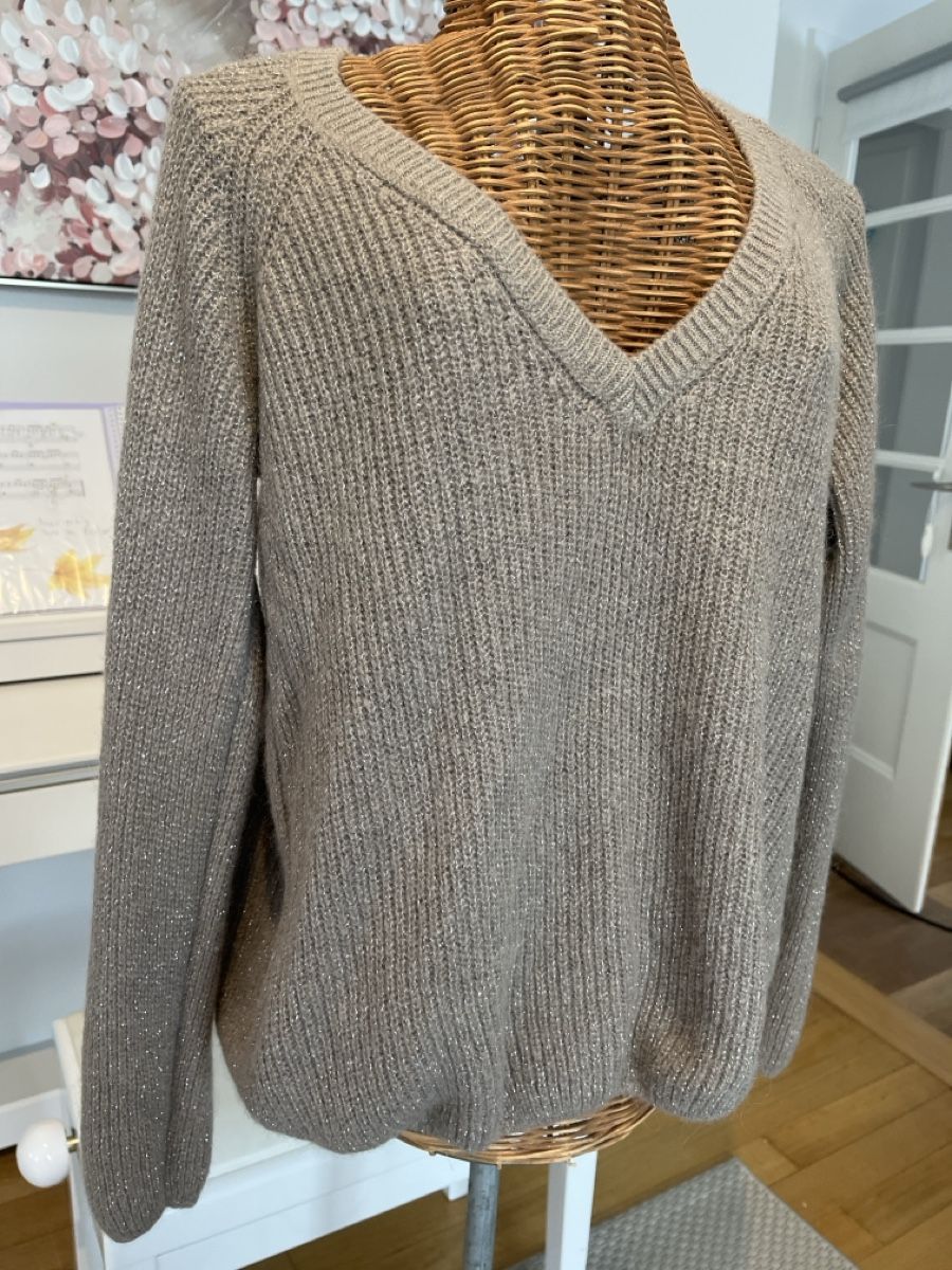 Morgan Pulls & Sweat-shirts: Pullover,  beige mit Glitzerfaden, Morgan, L – D'occasion à Solothurn par Bobesch08 2