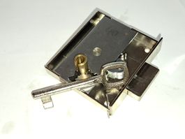 1 Möbel Schloss HEUSSER mit Schlüssel, DM4cm (LOT563#MBS3)