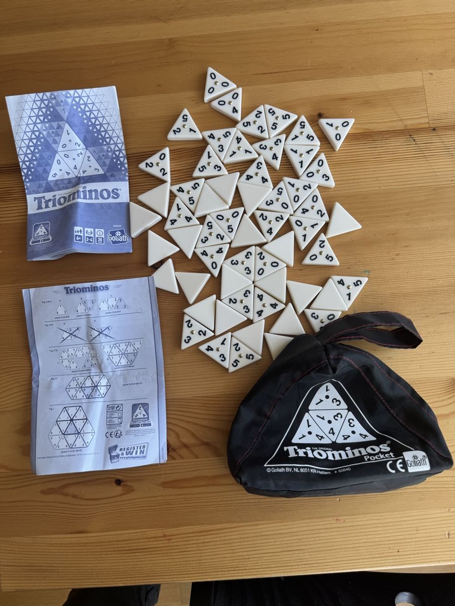 Goliath Giochi: Jeux Triominos pocket  – Nuovo (secondo la descrizione) da Zürich venduto da Martin2024