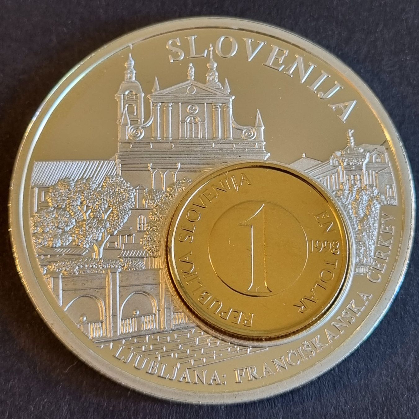 Medaglie: Médaille Slovénie 1997 – Usato da Genève venduto da cor_2ryx