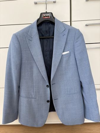 WE x Van Gils Slim Fit Limited Edition Blue Blazer - Size 48