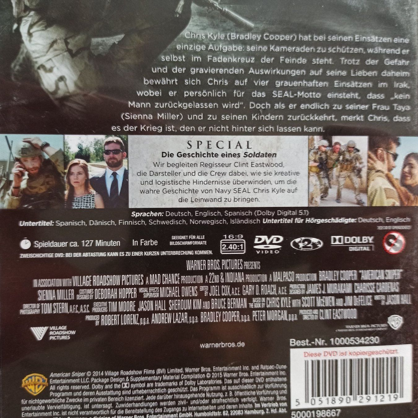 Alle DVDs: American Sniper – Gebraucht aus Dübendorf von kb86_MOVIE 2