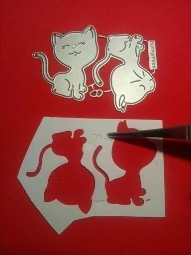 Sciablone: KATZEN STANZSCHABLONE – Nuovo e nell'imballaggio originale da Affoltern am Albis venduto da scrapbooking 3