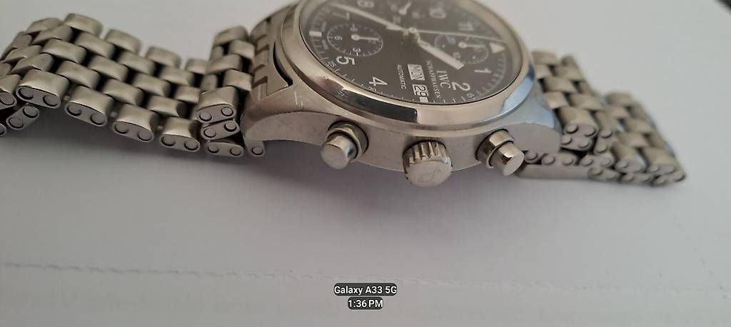 Montres: IWC 3706 Chronograph Automatik – D'occasion à Bichwil par Zeitlos48 1