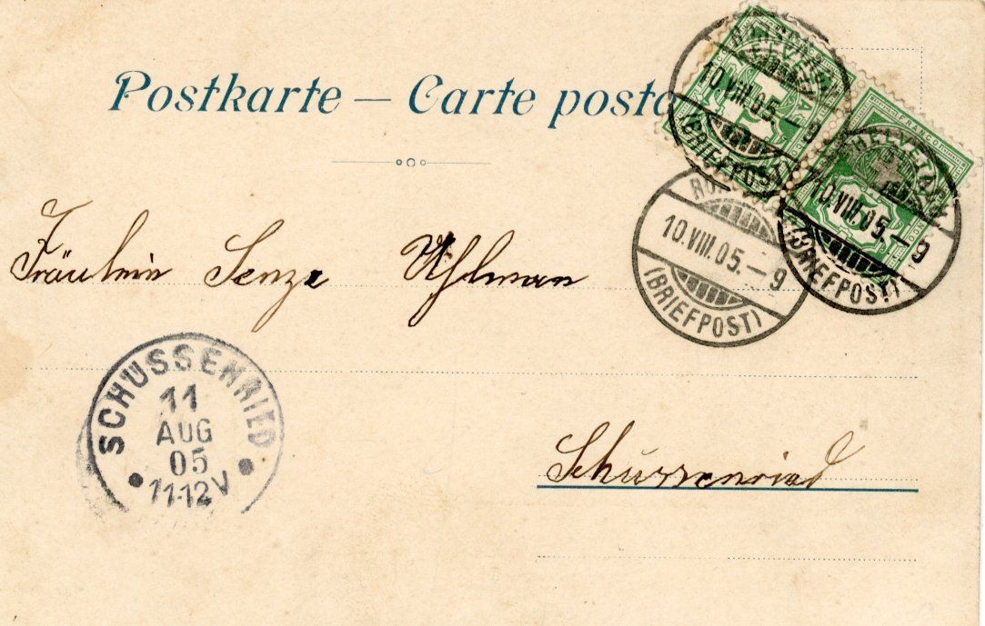 Ansichtskarten: Piz Bernina   GR      um  1 9 0 5 – Gebraucht aus Brig von Valcards54 1