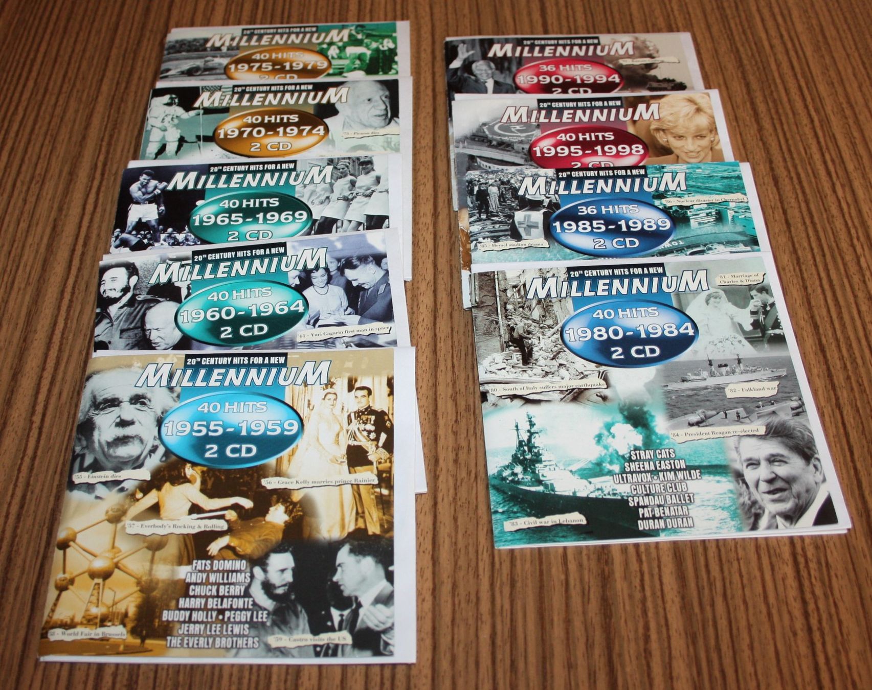 CD: CD Millenium Hits 1955 - 1998 18CD's Musik (51) – Usato da Flüelen venduto da Rosegarden
